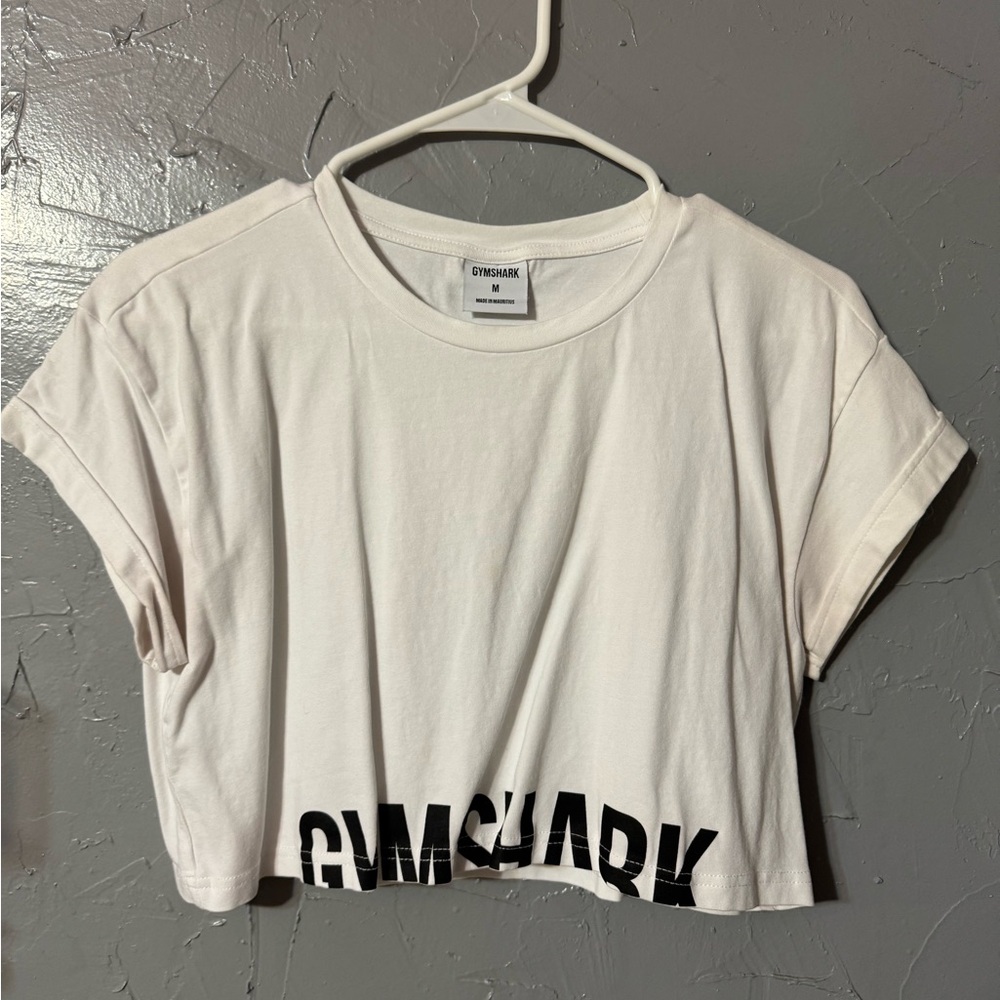 Gymshark White Crop Top